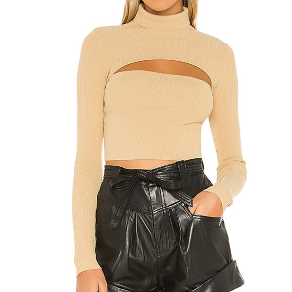 Superdown Tasha Cut Out Sweater